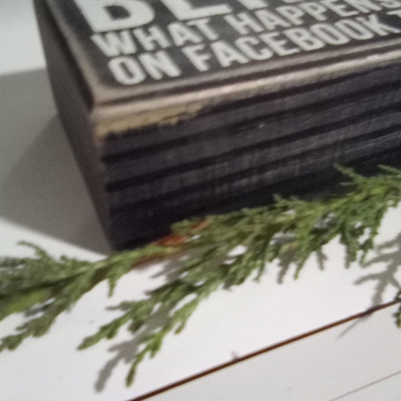 Primitives by Kathy Wooden Chunk Shelf Sitter - Picture 3 of 12